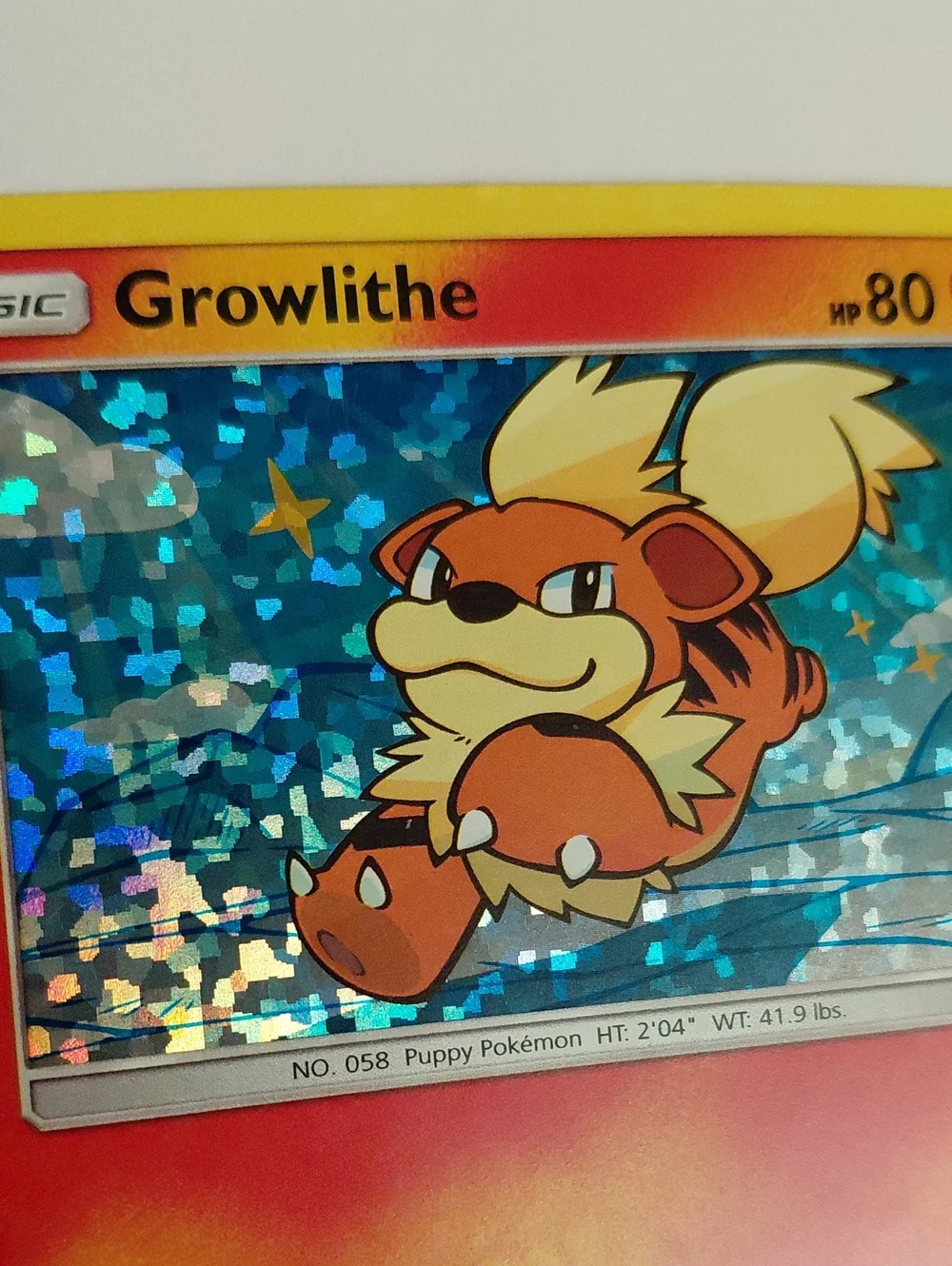 Growlithe - Mcdonalds 2018 - Promo Pokemon Card